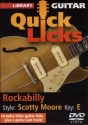 Rockabilly Style Scotty Moore Key E DVD-Video Lick Library Quick Licks