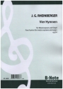 4 Hymnen op.54 fr Mezzosopran und Orgel (lat/dt)