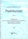 Psalmkonzert op.78 fr Soli, Chor, Kinderchor und Instrumente Partitur