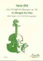 25 Übungen op.98 für Viola