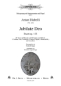 Jubilate Deo op.133 fr 2 Soli (T/B oder S/A), Streicher und Bc (Blser ad lib) Partitur und Stimmen