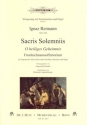 Sacris solemniis fr Sopran (Tenor), Violine (Flte), Streicher und Orgel Partitur und Instrumentalstimmen