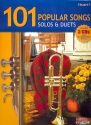 101 popular Songs (+ 3 CD's): for 1-2 trumpets score