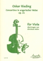 Concertino in ungarischer Weise op.21 für Viola