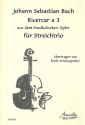 Ricercar a 3 BWV1079  für Streichtrio Partitur und Stimmen FALSCHE NUMMER AUFGEDRUCKT)