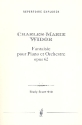 Fantaisie op.62 fr Klavier und Orchester Studienpartitur