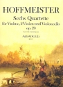 6 Quartette op.20 fr Violine, 2 Violen und Violoncello Partitur und Stimmen