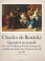 Quintett g-Moll op.26 fr 2 Violinen, Viola, Violoncello und Kontrabass (Violoncello) Partitur und Stimmen