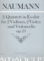 Quintett Es-Dur Nr.2 op.13 für 2 Violinen, 2 Violen und Violoncello Partitur und Stimmen