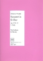 Konzert G-Dur op.3,3 Satz 1 fr Kontrabass und Klavier