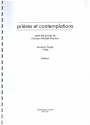 Prires et contemplations: fr gem Chor, Oboe und Orgel Partitur