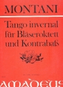 Tango invernal für 2 Oboen, 2 Klarinetten, 2 Hörner, 2 Fagotte und Kontrabass Partitur und Stimmen