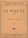 12 Duets op.53 for 2 flutes score
