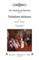 Variations srieuses op.54 fr Orgel
