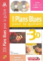 200 Plans Blues en 3D (+CD + DVD): pour guitare/tab