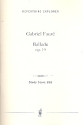 Ballade op.19 fr Klavier und Orchester Studienpartitur