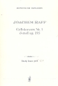 Konzert d-Moll Nr.1 op.193 fr Violoncello und Orchester Studienpartitur