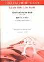 Sonate D-Dur fr Violine und Bc Partitur und Stimmen (Bc nicht ausgesetzt)