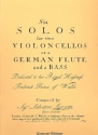 6 Solos for 2 violoncellos or a german flute and a bass Facsimile