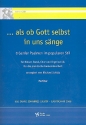 Als ob Gott selbst in uns snge fr gem Chor (Gemeinde) und Instrumente Partitur