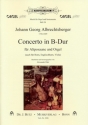 Konzert B-Dur fr Altposaune und Streicher  fr Altposaune (Horn, Englischhorn, Viola) und Orgel