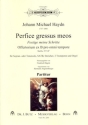 Perfice gressus meos fr Sopran (Tenor), gem Chor, 2 Trompeten, Streicher und Orgel Partitur (dt/lat)