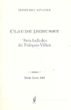 3 Ballades de Francois Villon fr Bariton und Orchester Studienpartitur (fr)