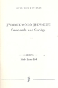 Sarabande und Cortge op.51 fr Orchester Studienpartitur