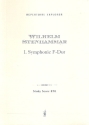 Sinfonie F-Dur Nr.1 fr Orchester Studienpartitur