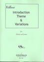 Introduction, Theme und Variations for clarinet and piano