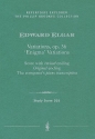 Enigma-Variations op.36 for orchestra (with original ending/revised ending/ piano transcription),  study score