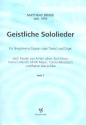 Geistliche Sololieder Band 2: fr Sopran (Tenor) und Orgel (Klavier)