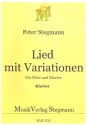 Lied mit Variationen fr Flte und Klavier