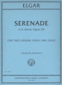 Serenade e Minor op.20 for 2 violins, viola and cello score and parts