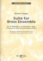 Suite fr 4 Trompeten, Horn, 4 Posaunen und Tuba (Percussion ad lib) Partitur und Stimmen