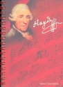 Notizblock Haydn rot, mit Notenlinien Din A6 Ringbindung