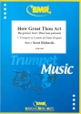 How great thou Art for 2 trumpets (cornets) and piano (organ) score and parts