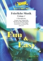 Feierliche Musik vol.1 for 4 saxophones (SATB) (piano/organ/percussions ad lib) score and parts