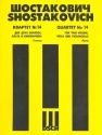Streichquartett Fis-Dur Nr.14 op.142  Stimmen