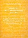 Ouvertre der Orchestersuite Nr.2 fr 4 Blockflten (AATB), (Bc ad lib) Partitur und Stimmen (+ Faksmilie)