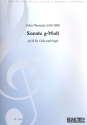 Sonate g-Moll op.58 fr Violoncello und Orgel