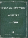 Konzert fis-Moll op.3 fr Kontrabass und Orchester Studienpartitur Din A4