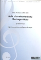 8 charakteristische Vortragsstcke op.93 fr Orgel