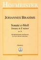 Sonate e-Moll op.38 fr Klarinette und Klavier