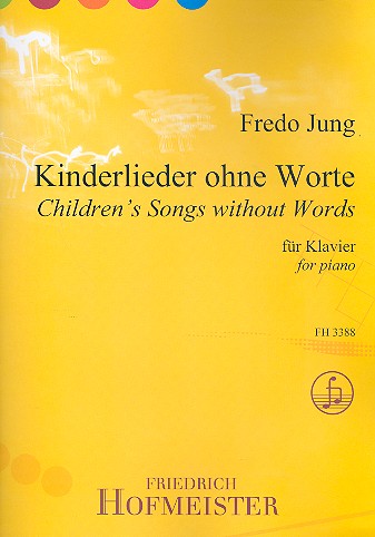 Kinderlieder ohne Worte op.2 fr Klavier