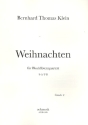 Weihnachten fr 4 Blockflten (SATB) Partitur und Stimmen