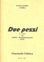 2 Pezzi op.134d fr 4 Blockflten (AABSb) Partitur und Stimmen