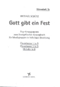 Gott gibt ein Fest  fr Musikgruppen in beliebiger Besetzung Stimmheft 1b - berstimme 1 und 2 in B, Melodie in B