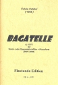 Bagatelle op.60g fr Tenorblockflte (Sopranblockflte) und Klavier