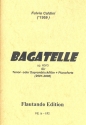 Bagatelle op.60g fr Tenorblockflte (Sopranblockflte) und Klavier